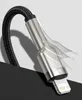 Kabel Baseus Cafule Series Metal Data USB-C / Lightning 20W PD 1 m - czarny